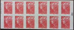 4197-C23 Date 28.02.11 (080) Andorre Carnet Beaujard 12 TVP Rouge Faciale 17.16€ - Moderni : 1959-…