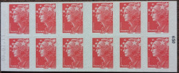 4197-C26 Date 08.02.11 (059) TAAF Carnet Beaujard 12 TVP Rouge Faciale 17.16€ - Modern : 1959-...