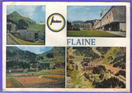 Carte Postale 74. Flaine  Les Tennis  Très Beau Plan - Autres & Non Classés