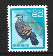 JAPON. N°2020 De 1992. Tourterelle. - Pigeons & Columbiformes