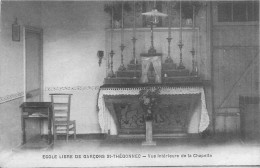Saint Thegonnec , Ecole Libre De Garçons , La Chapelle  (scan Recto Et Verso ) - Saint-Thégonnec