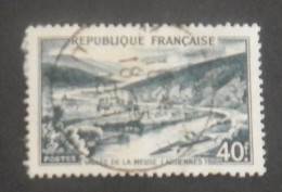 FRANCE YT 842A OBLITERE "VALLEE DE LA MEUSE" ANNEE 1949 - Usati