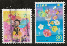 Japon 2000 N° Y&T : 2767 Et 2768 Obl. - Used Stamps