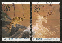 Japon 2000 N° Y&T : 2801 Et 2802 Obl. - Used Stamps