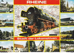 Deutschland Germany Rheine Denkmalslok - Eisenbahnen