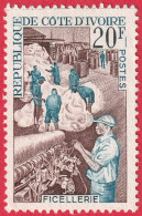 N° Yvert & Tellier 272 - République De Côte D'Ivoire (1968) (Neuf Sans Gomme) - Industrialisation - La Ficellerie (2) - Côte D'Ivoire (1960-...)