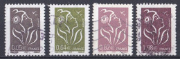 France  2000 - 2009  Y&T  N °  3754   3756   3757 Et  3759  Oblitérés - Used Stamps