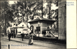 CPA Lüttich, Lüttich, Wallonien, Ausstellung 1905, Pavillon Von Montenegro Und Serbien - Autres & Non Classés