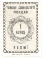 1964 - TURQUIA - SELLO DE SERVICIO - YVERT 87 - Gebruikt