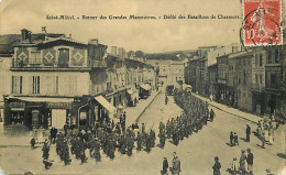 55 - Saint Mihiel - Retour Des Grandes  Manoeuvres - Défilé Des Bataillons De Chasseurs - Animée - Oblitération Ronde De - Saint Mihiel