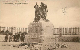 51 - Reims - Route De Châlons-sur-Marne - Monument élevé à La Mémoire Des Héros De L'Armée Noire - Animée - Correspondan - Reims