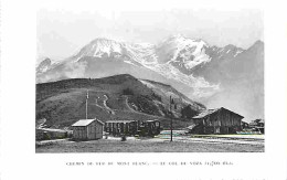 74 - Haute Savoie - Chemin De Fer Du Mont Blanc - Le Col De Voza - Animée - Train - CPA - Voir Scans Recto-Verso - Autres & Non Classés
