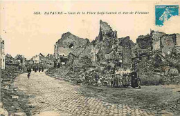 62 - Bapaume - Coin De La Rue Sadi-Carnot Et Rue De Péronne - Ruines - Animé - Ecrite En 1921 - CPA - Voir Scans Recto-V - Bapaume