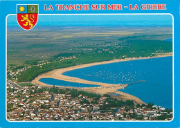 85 - La Tranche Sur Mer - La Grière - Vue Générale Aérienne Et La Plage - Blasons - CPM - Voir Scans Recto-Verso - La Tranche Sur Mer