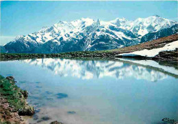 74 - Chamonix - Mont-Blanc - Le Massif Du Mont-Blanc Se Mirant Dans Un Lac De Haute Montagne - CPM - Voir Scans Recto-Ve - Chamonix-Mont-Blanc