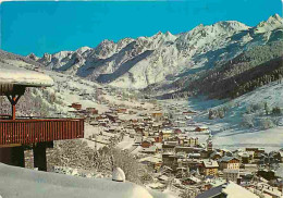 74 - La Clusaz - Vue Générale - La Chaine Des Aravis - Les Pistes De La Combe De Balme - Hiver - Neige - CPM - Voir Scan - La Clusaz