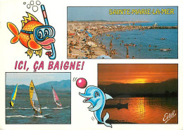 66 - Sainte Marie La Mer - Multivues - Scènes De Plage - Planche à Voile - CPM - Voir Scans Recto-Verso - Other & Unclassified