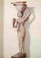 Art - Antiquité - Egypte - Servante Apportant Au Mort Un Vase Et Un Panier Sr Surmonte D'une Patte De Boeuf - Musée Du L - Antiek