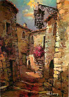 Art - Peinture - H Barry - En Provence - Vieille Rue De Village - CPM - Voir Scans Recto-Verso - Pintura & Cuadros