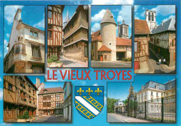 10 - Troyes - Multivues - Blasons - CPM - Carte Neuve - Voir Scans Recto-Verso - Troyes