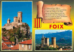 09 - Foix - Le Château Fort Des Comtes De Foix - Multivues - CPM - Voir Scans Recto-Verso - Foix