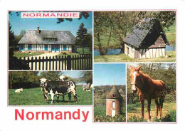 Animaux - Normandie - Cheval - Vaches - Multivues - CPM - Voir Scans Recto-Verso - Andere & Zonder Classificatie