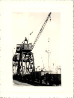 Photographie Photo Vintage Snapshot Amateur Rouen 76 ? SCTT Grue Métallique Clyd - Plaatsen