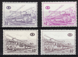 TR 389**P4, 390**P4, Et 394**P4, Tous Papier Polyvalent Et 394** Papier Terne Pour Comparaison. - Mint