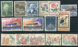 DENMARK 1973 Complete Commemorative Issues  Used. Between Michel 540-54 - Usado