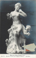 - Thèmes Div -ref-W W20- Sculpture - Salons Artistes Français -bataille De Fleurs- Sculpteur Hippolyte Moreau - Nu - Nus - Skulpturen