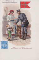 Carte  Postale  CHOCOLATERIE  D' AIGUEBELLE   La  Poste  Au  Danemark - Correos & Carteros