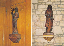 17) ILE D'OLERON - Église DOLUS D'OLERON - Sculpture Saint-Joseph Et Saint-André D'O. Marco - Ile D'Oléron