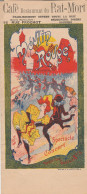 Programme Moulin Rouge 1896 Illustré Par Misti   Dim : 27 Cm X 12 Cm - Programma's