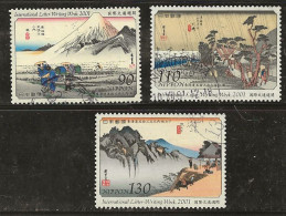 Japon 2001 N° Y&T : 3145 à 3147 Obl. - Used Stamps