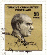 1965 - TURQUIA - KEMAL ATATURK - YVERT 1753 - Usados