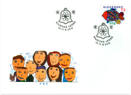 FDC 600 Slovakia Christmas 2015 - Navidad