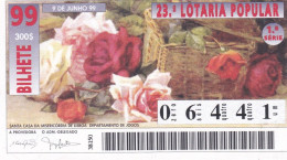 PORTUGAL LOTTERY TICKET 1999 - Billetes De Lotería