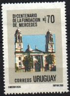 1990 Uruguay City Of Mercedes Foundation Bicentennial #1346 ** MNH - Uruguay