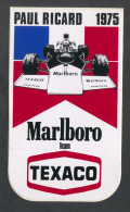 TEXACO Fuel Carburant Essence Petrol, Formula 1 Racing, Marlboro Team Paul Ricard, Sticker Autocollant - Aufkleber