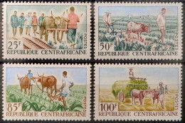 R2452/1835 - CENTRAFRIQUE - 1965 - BELLE SERIE (COMPLETE) - N°43 à 46 NEUFS** - República Centroafricana