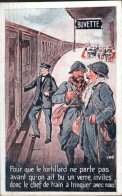 Pour Que Le Tortillard Ne Parle Pas Avant Qu'on Ait Bu Un Verre , Invites Donc Le Chef De Train à Trinquer Avec Nous. - Humour