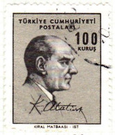 1966 - TURQUIA - KEMAL ATATURK - YVERT 1805 - Usati