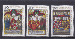 Liechtenstein 1979, Cat. Zumstein  669/71 **. Vitraux. - Unused Stamps