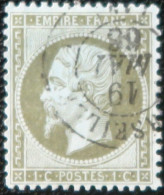 X1262 - FRANCE - NAPOLEON III N°19 - LUXE - CàD (type 15) De MARSEILLE (Bouches Du Rhône) Du 19 MAI 1866 - 1862 Napoléon III.