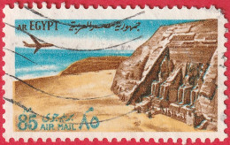 N° Yvert & Tellier PA133 - AR Egypte (1972) (Oblitéré) - Temple D'Abou-Simbel (2) - Posta Aerea