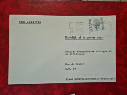 LETTRE/CARTE BELGIQUE TONGEREN FLAMME PRO JUSTITIA - Andere & Zonder Classificatie