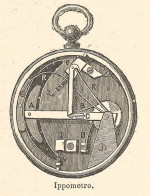 Ippometro - 1927 Xilografia D'epoca - Vintage Engraving - Gravure - Stampe & Incisioni