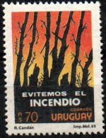 1990 Uruguay Prevent Forest Fires Nature #1354 ** MNH - Uruguay