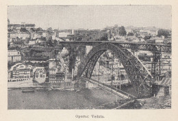 Portogallo - Oporto - Veduta - Stampa Epoca - 1929 Vintage Print - Estampes & Gravures