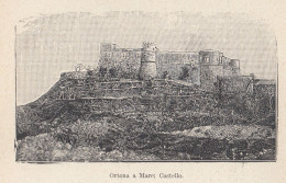 Ortona A Mare (CH) - Castello - Stampa Epoca - 1929 Vintage Print - Prenten & Gravure